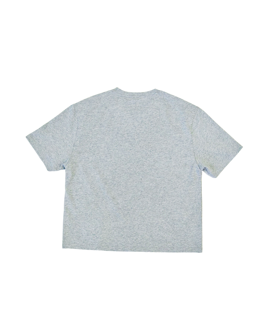 Cracked Smile Tee back view showing boxy relaxed fit with dropped shoulders