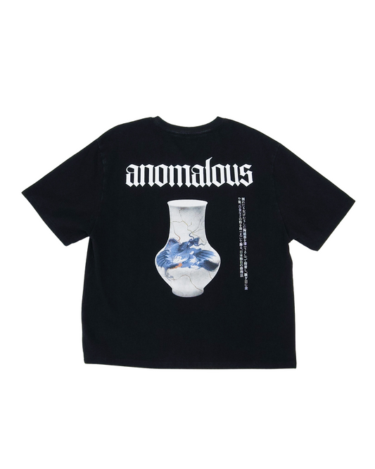 The Vessel Tee - 300gsm cotton with cracked dragon vase Kintsugi graphic