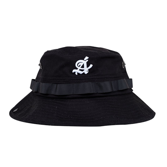 Anomalous black bucket hat - premium streetwear headwear Perth