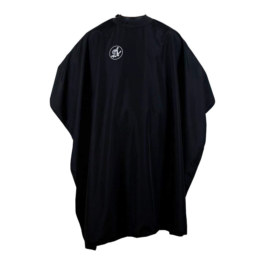 Anomalous Space Black advanced collar barber cape - professional waterproof cape Perth