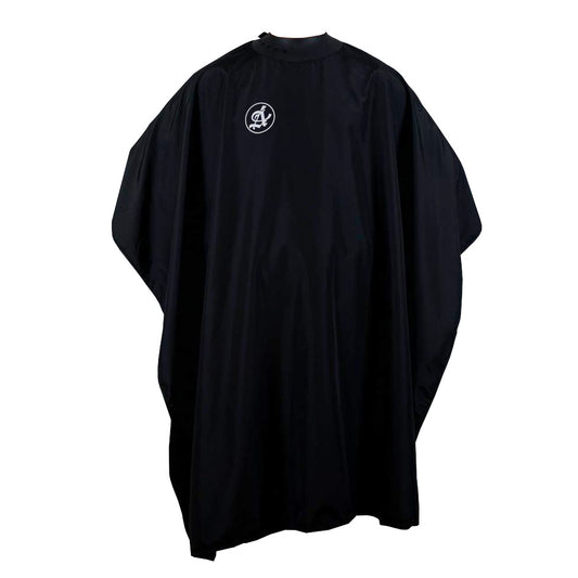 Anomalous Space Black advanced collar barber cape - professional waterproof cape Perth
